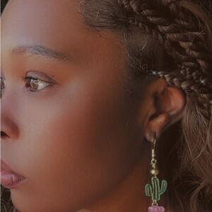 Cactus Dangle Earrings